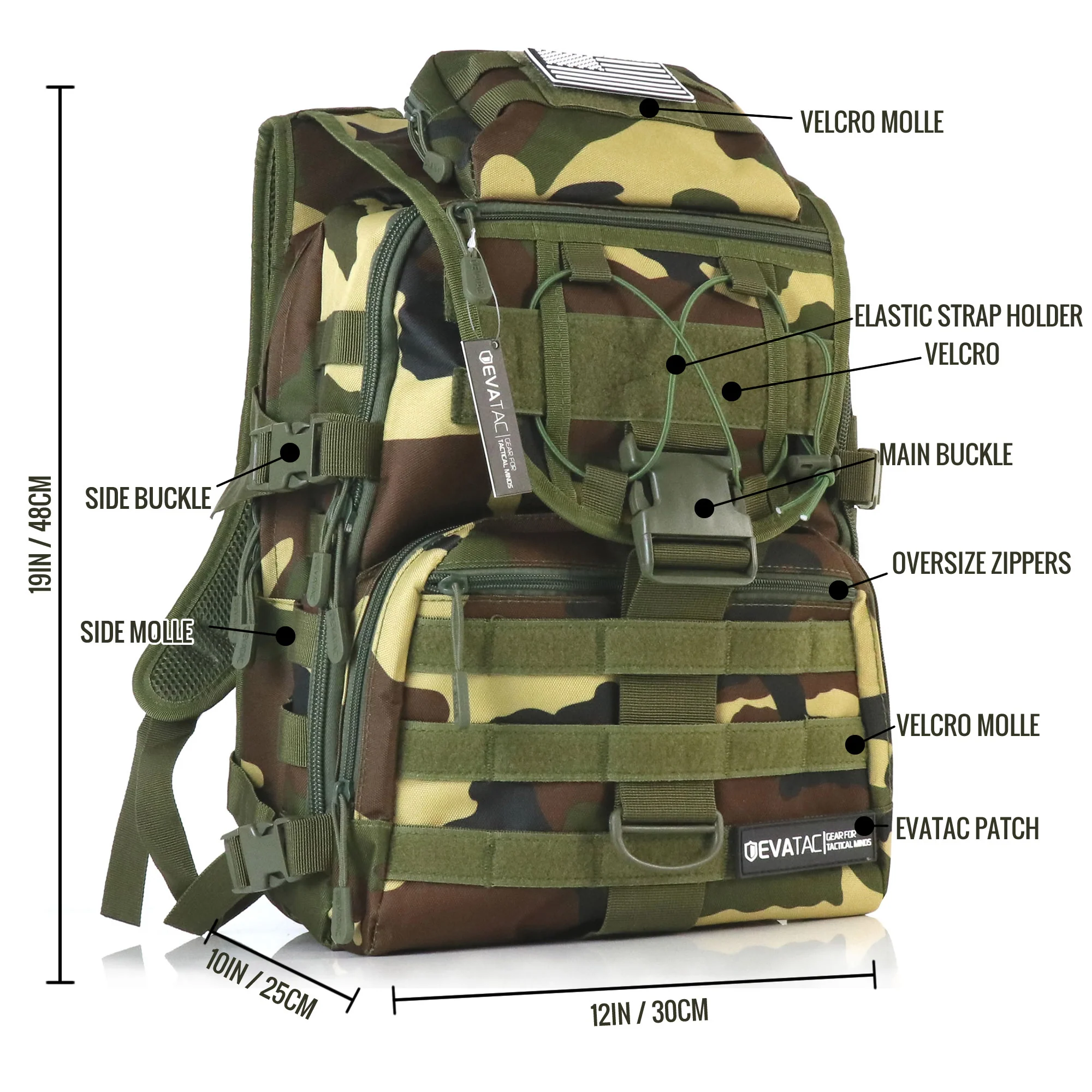 EVATAC Combat Bag (Jungle Camo) - Image 6