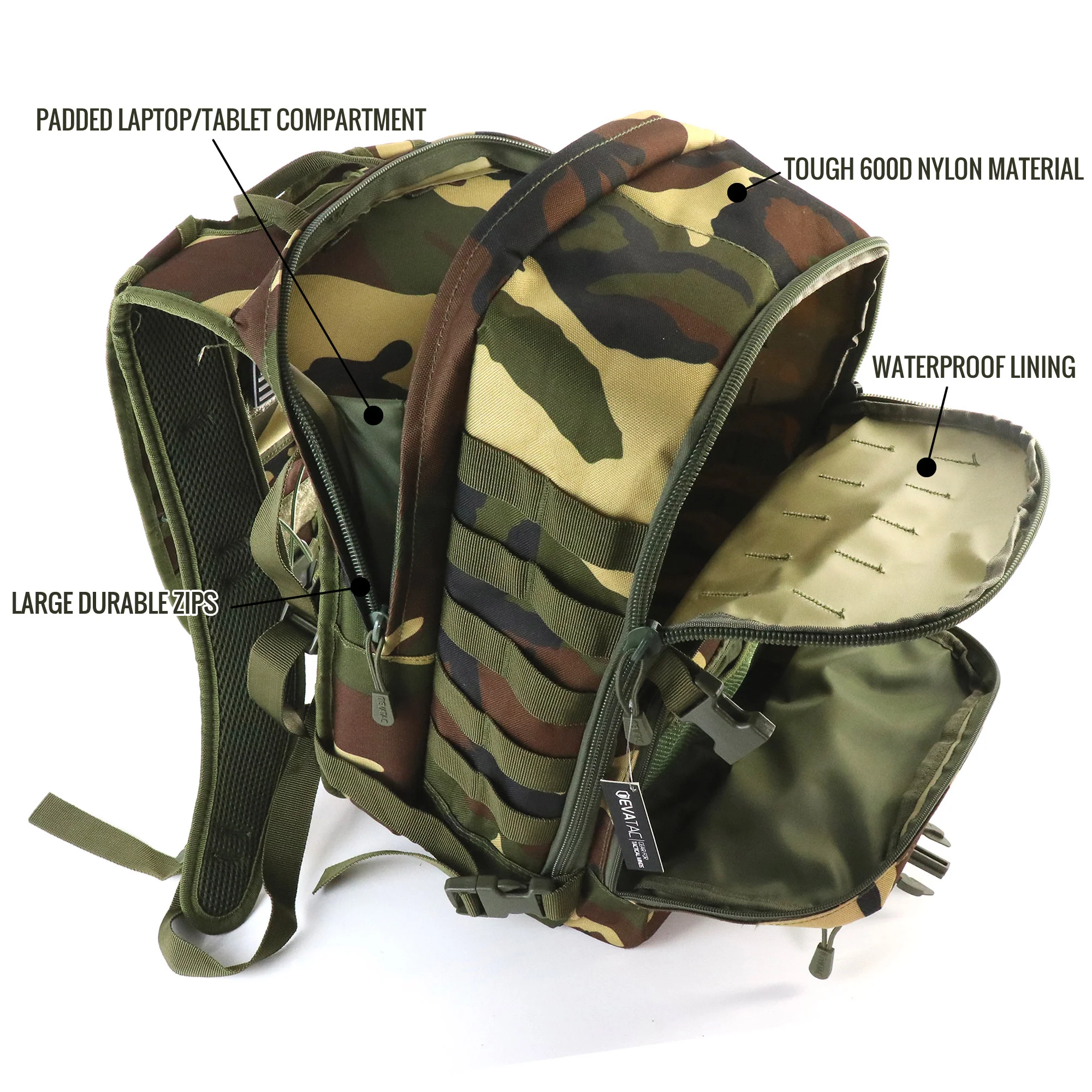 EVATAC Combat Bag (Jungle Camo) - Image 7